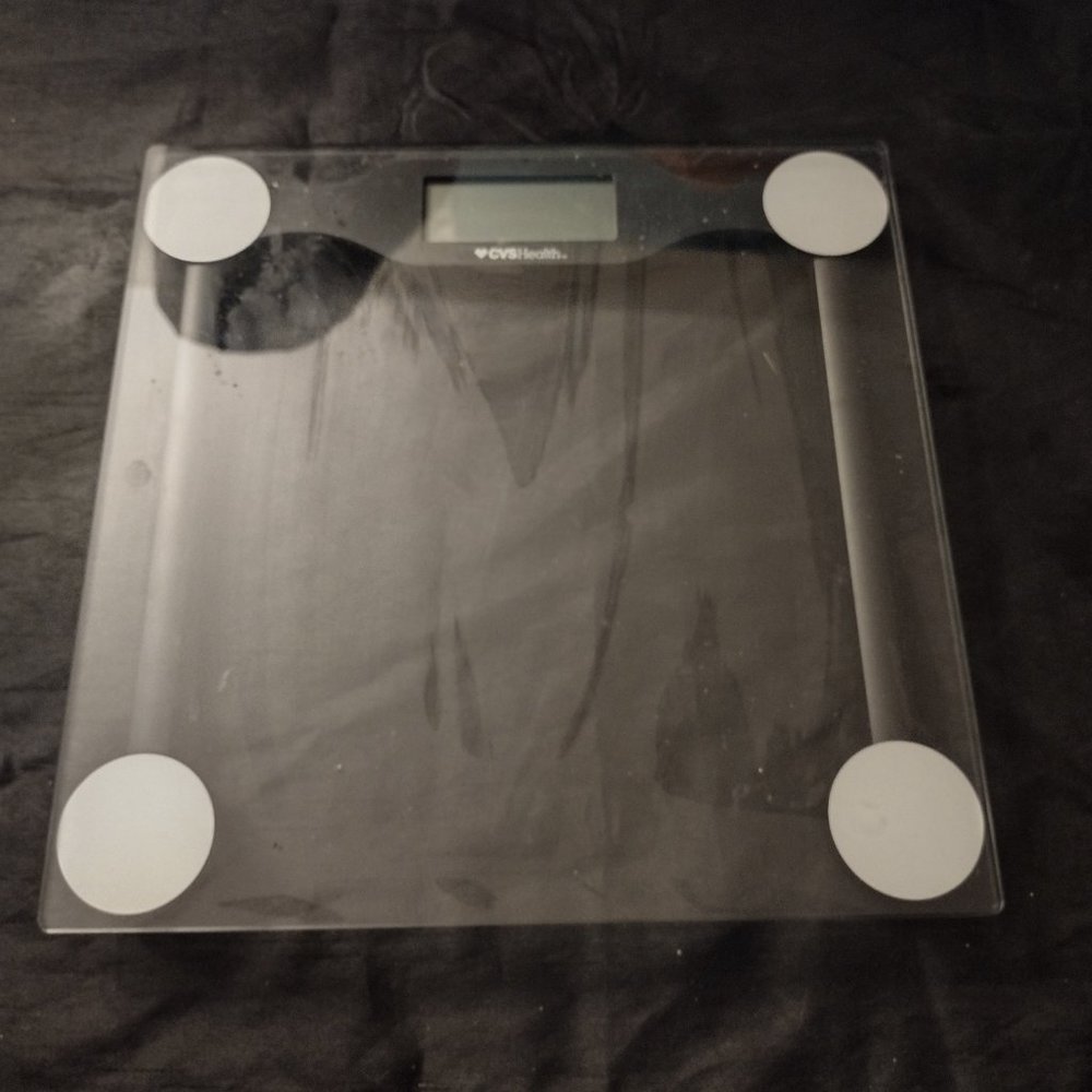 CVS Health Digital Body Scale Digital Display Safety Glass To 400 lbs